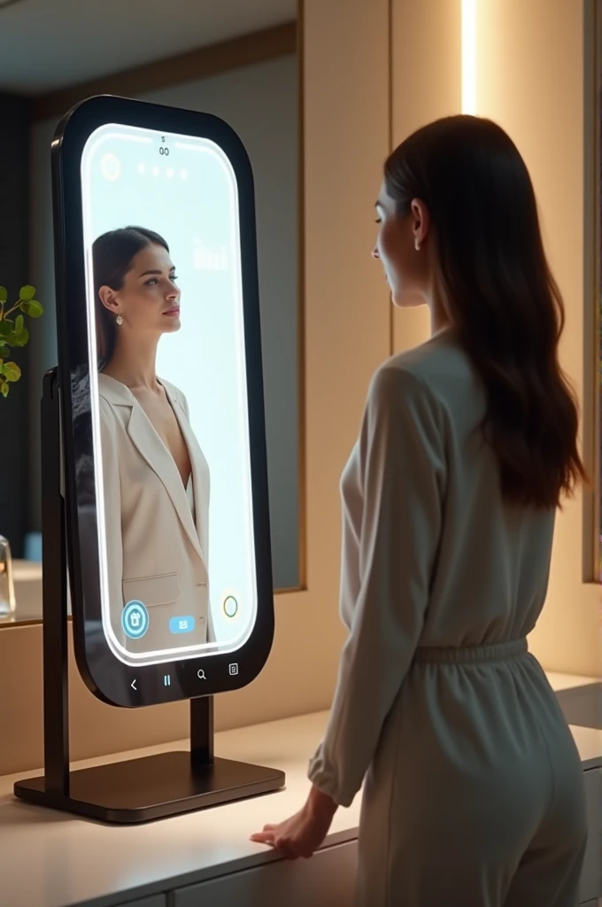 Smart mirror that helps you get dressed
