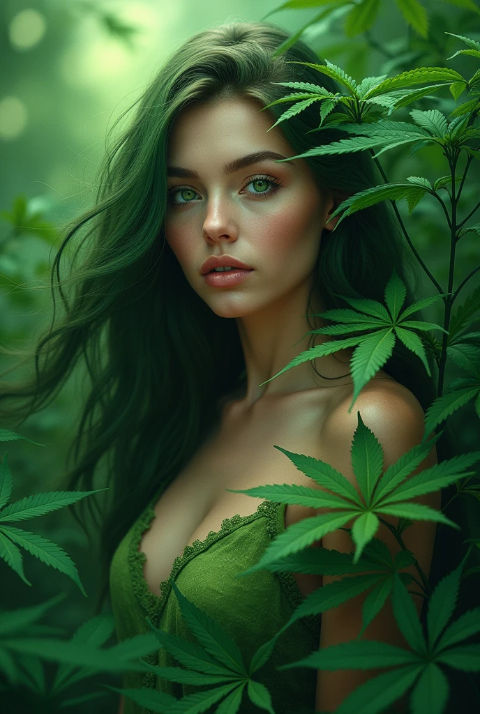A marijuana woman