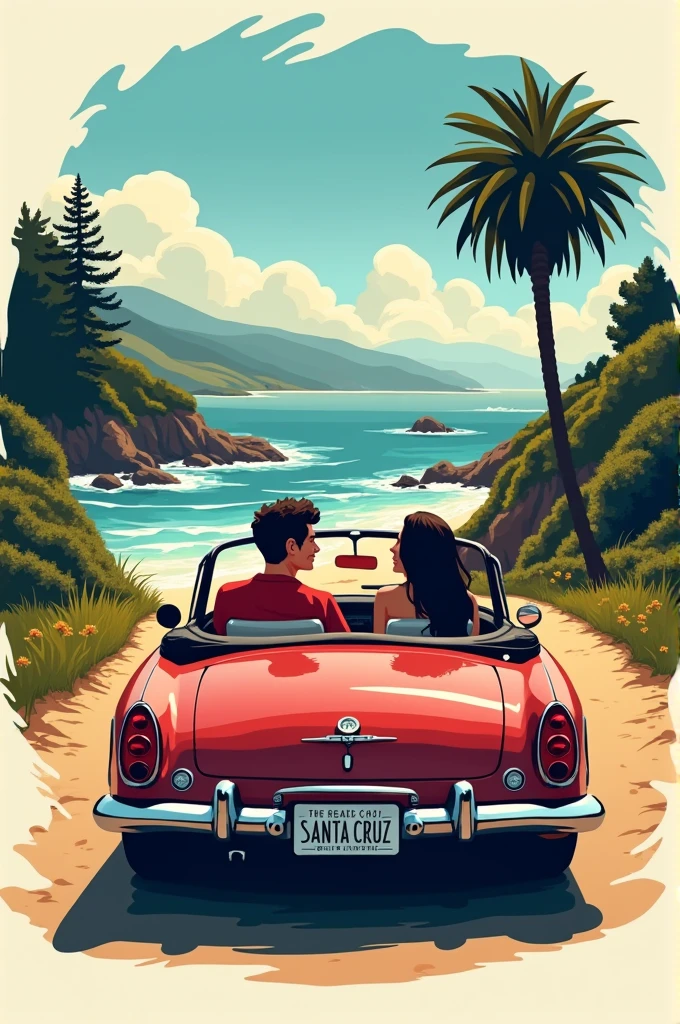 Santa Cruz We Are the Best Friends Car Logo