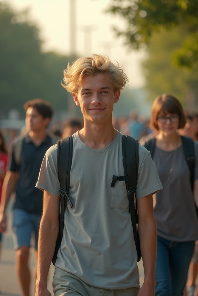 Create the movie prototype of a boy called "Ethan", he is very chill and is in highschool, he is a normal dude, blonde, realist