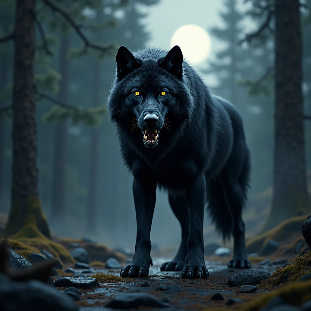 Black wolf
