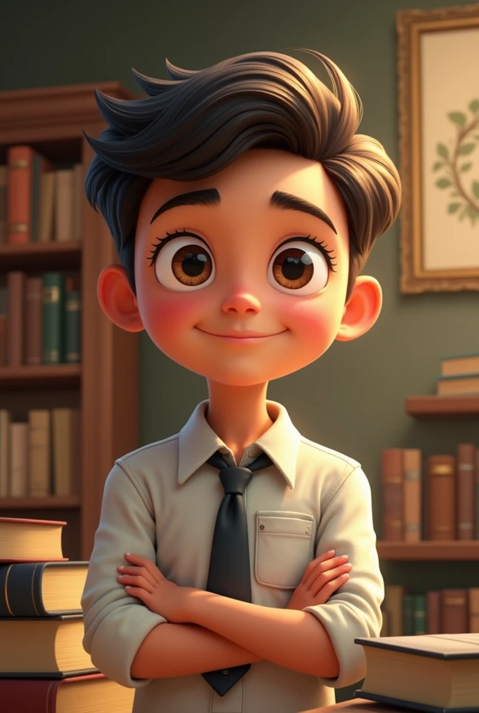 One smart boy cartoon character . Name Mostakin Background many advice wallpaper