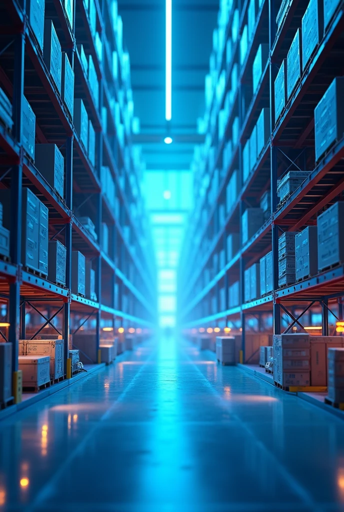 Create a background for a poster for an inventory control systems company