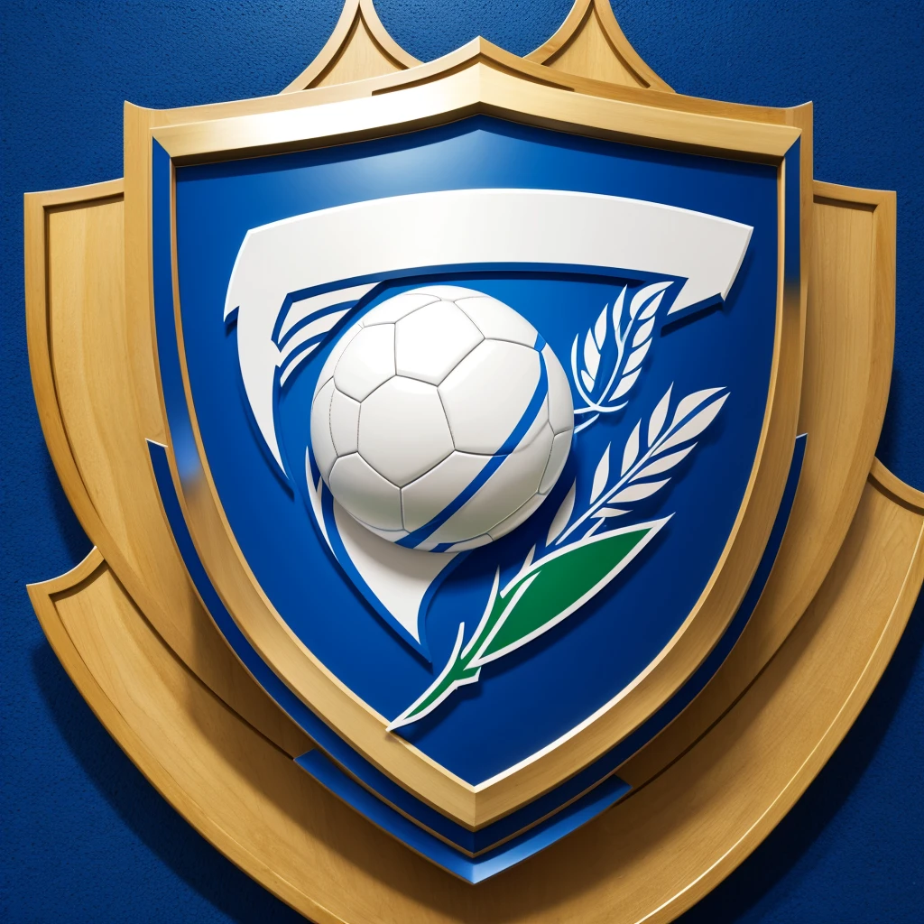 Football shield logo 