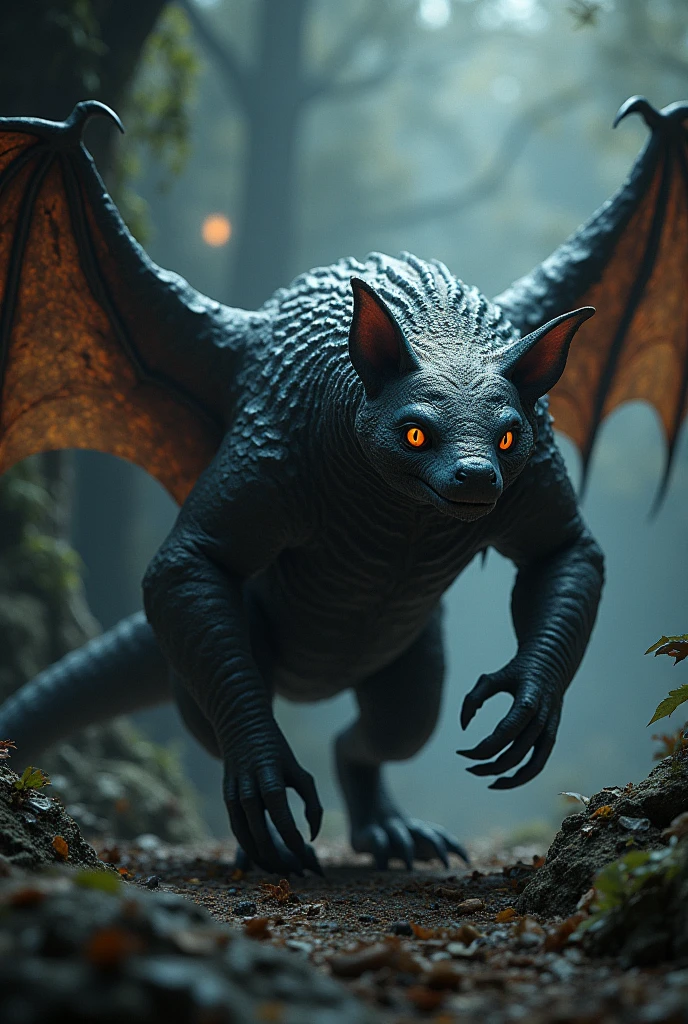 Bat mixed with a pangolin