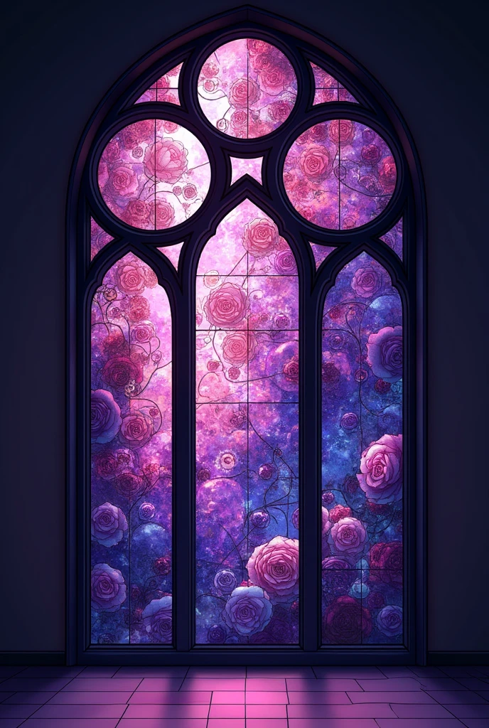 a picture of a stained glass window, intricate art, vector art, by Mario Dubsky, stained glass art, amethyst stained glass, detailed art in color, by Robert Richenburg, by Adrienn Henczné Deák