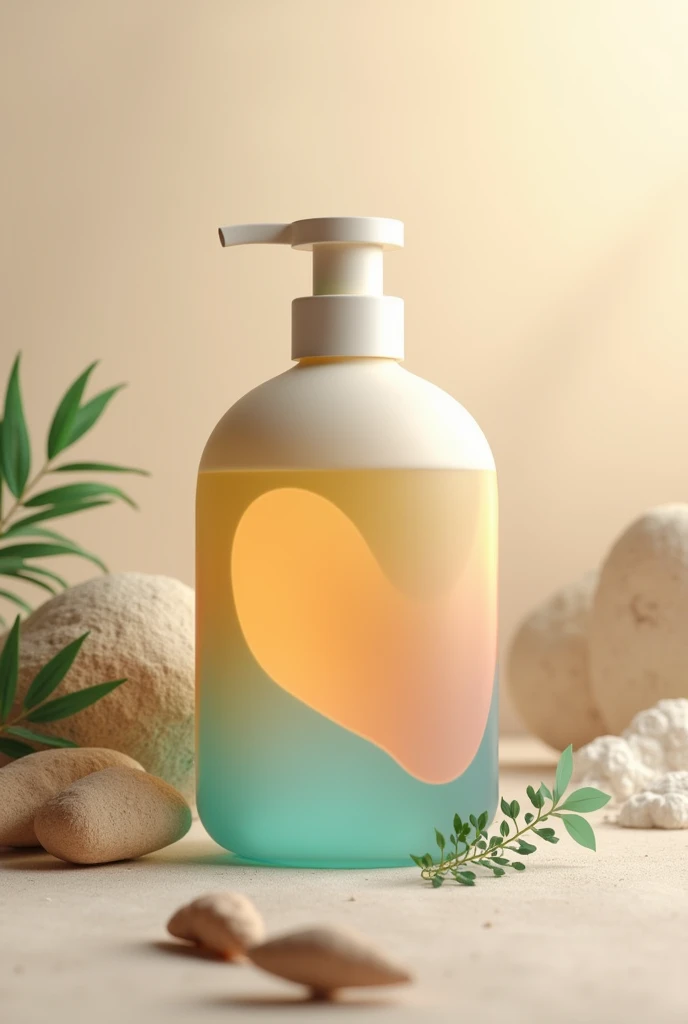 BULK LIQUID SOAP LOGO GOOD WITH NATURE IN 3D