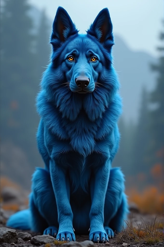 Blue German Shepherd