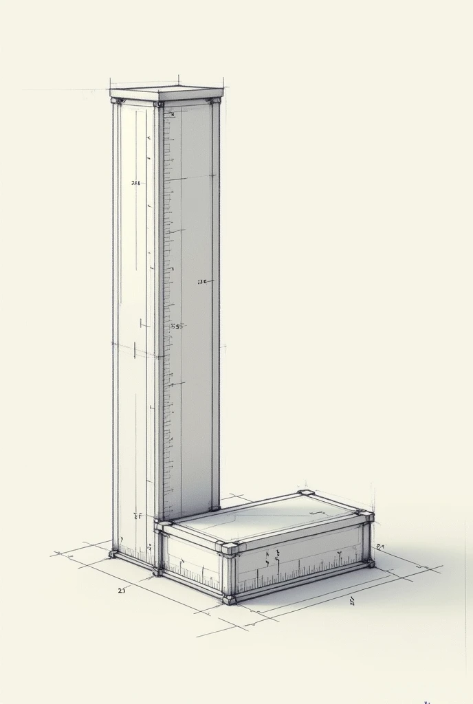 Generate the letter L for technical drawing