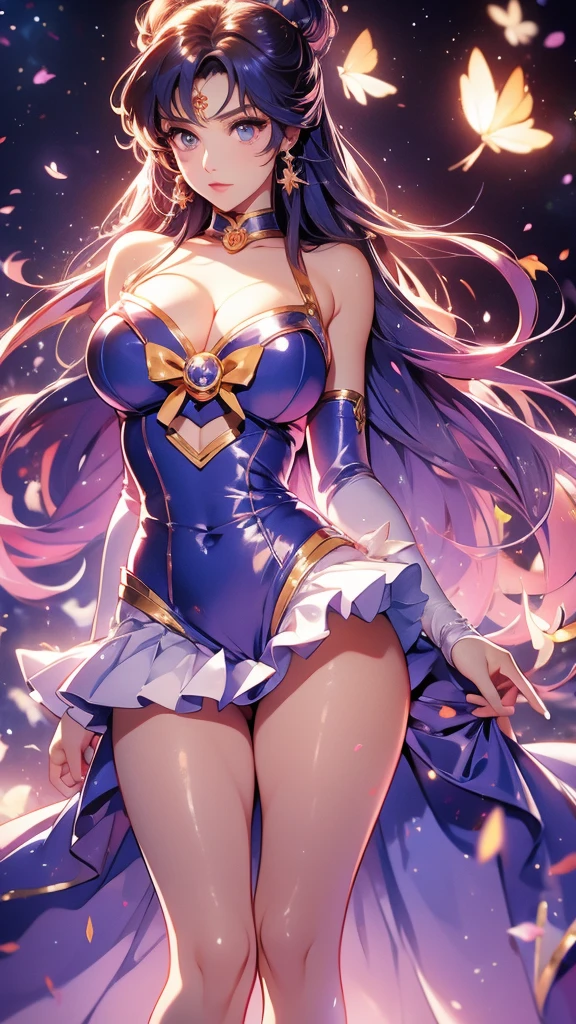 Sailor Moon Cosmos, large breasts, sailor dress