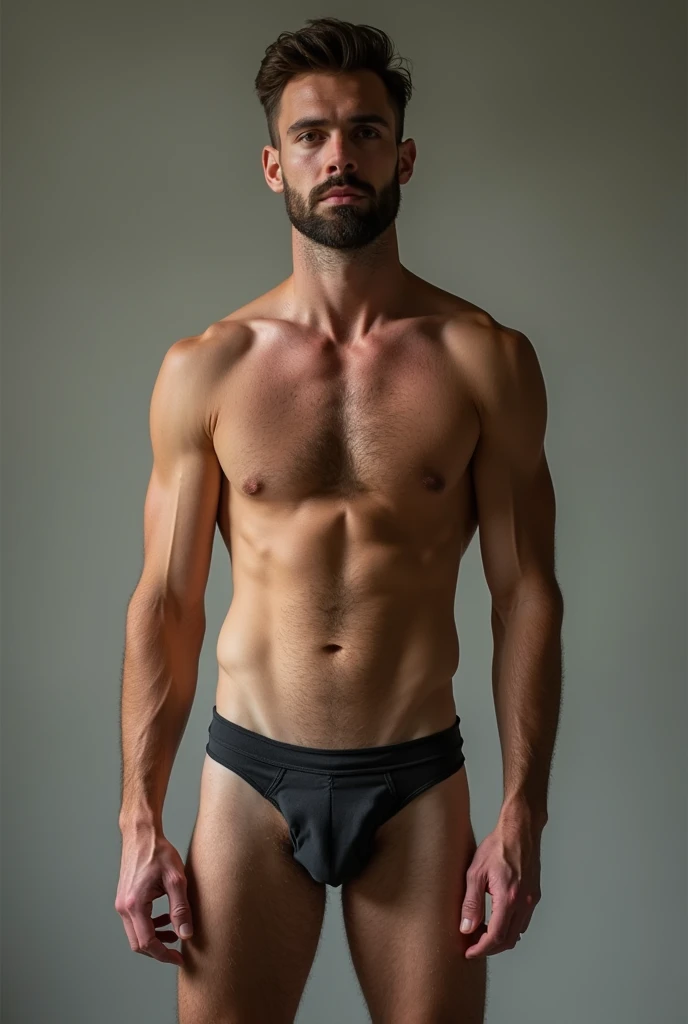 man without underwear