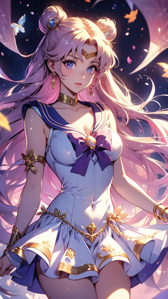 Sailor Moon Cosmos, large breasts, sailor dress