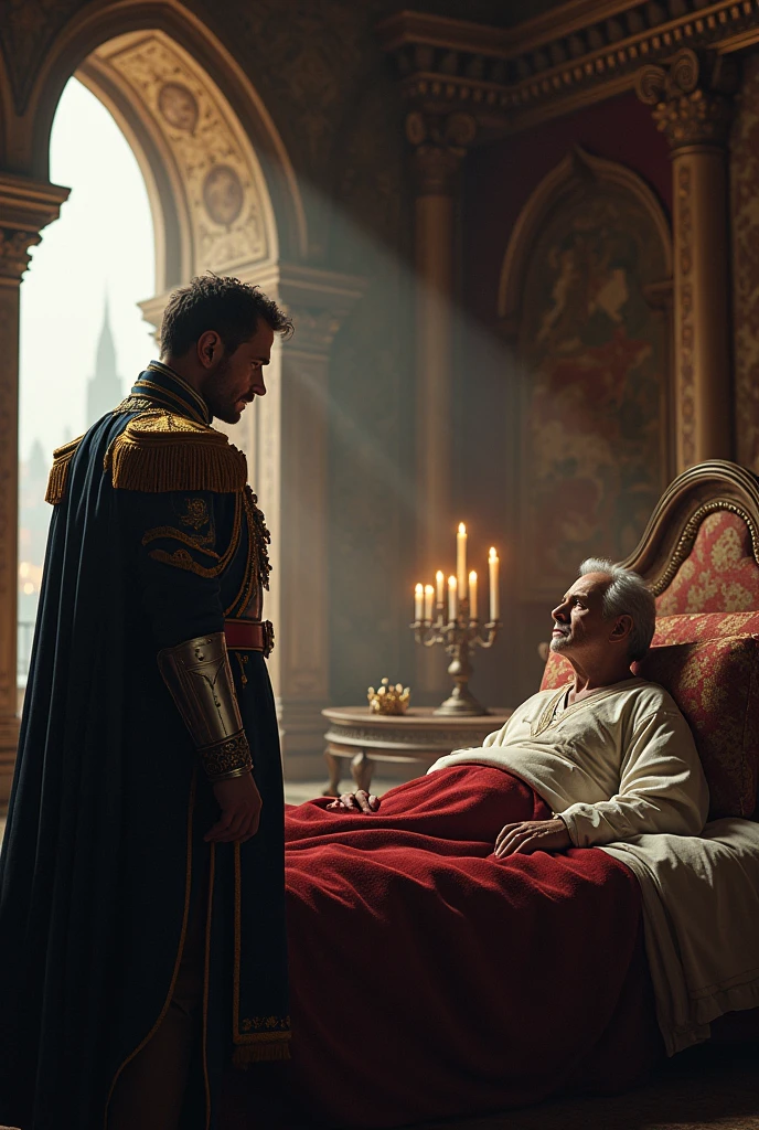 A general asked his ailing king