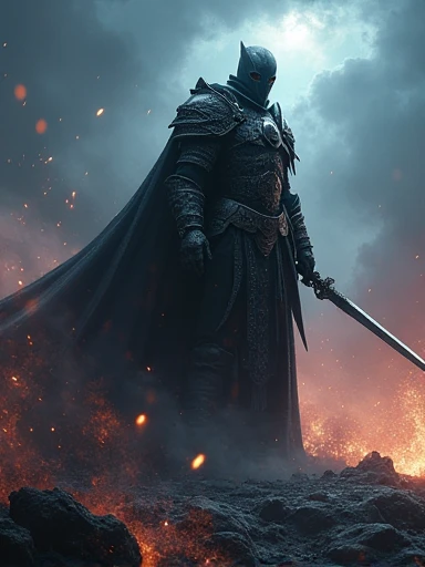 Hear the cry of war louder than before 
With his sword in hand to control the land 
Crushing metal strikes on this frightening night 
Fall onto your knees for the phantom lord