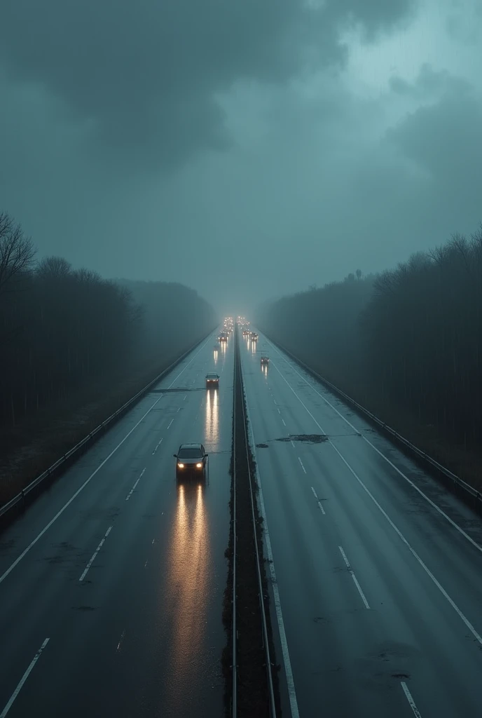Highway rain