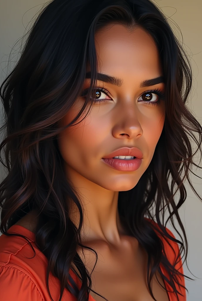make a draw of the Colombian singer Andrea Echeverri