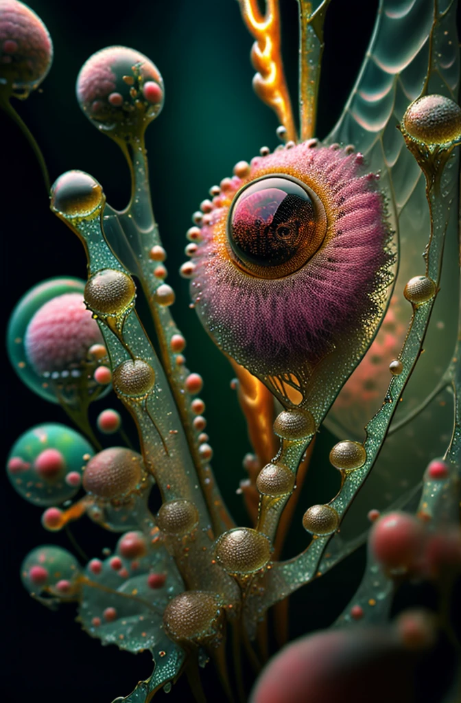 ((best quality)), ((masterpiece)), (high detailed), disgusting body horror person, brain explosion in a nuclear explosion, brain is Hot Pink, eyes are Bright Neon Green,Bold Vibrant Colors, full body shot, beautiful intricately detailed, dof, realistic light, realistic shadow,wet moist alive look in a green sweltering jungle.