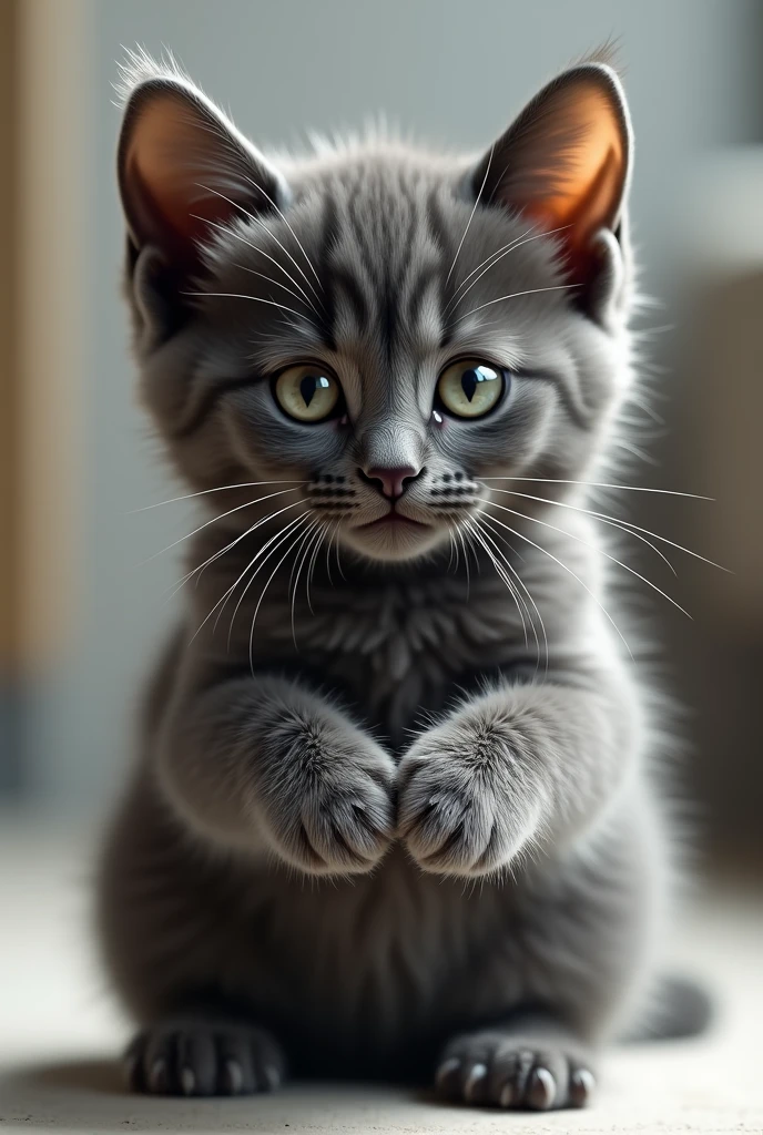 Kanye west as a cute kitten