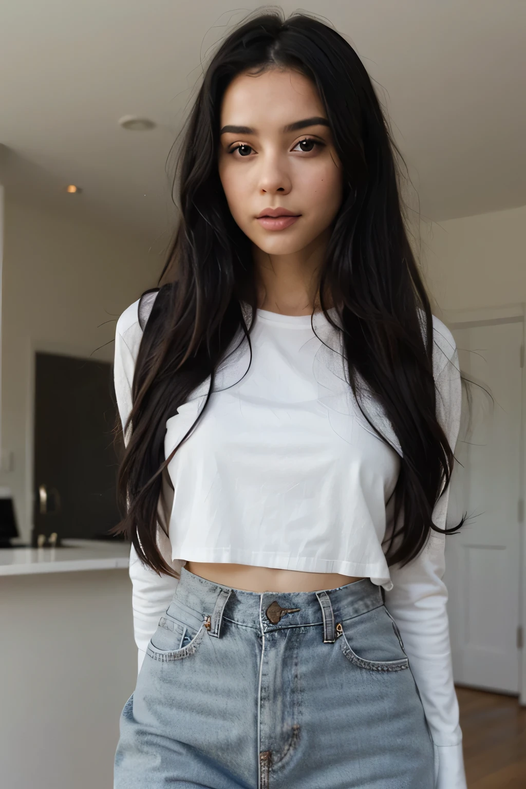 Women black hair