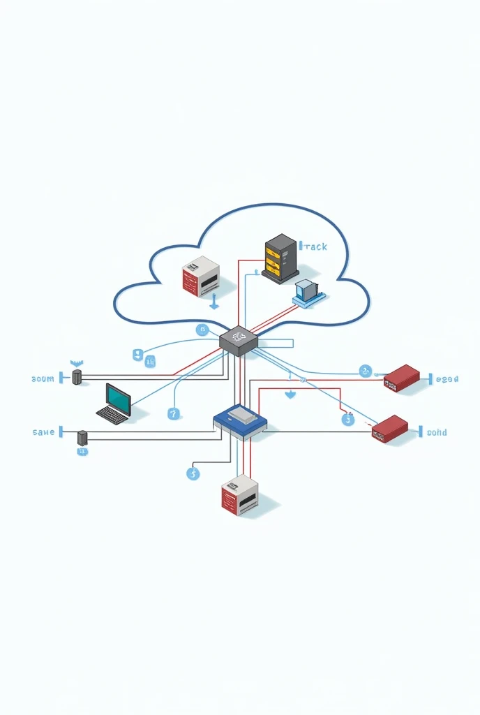 Design a network diagram for a small clinic that includes the following elements::
the Computers (pc)
o Printers o Server o Network devices (router, switch, hub)
a little more understandable and less generic and simpler