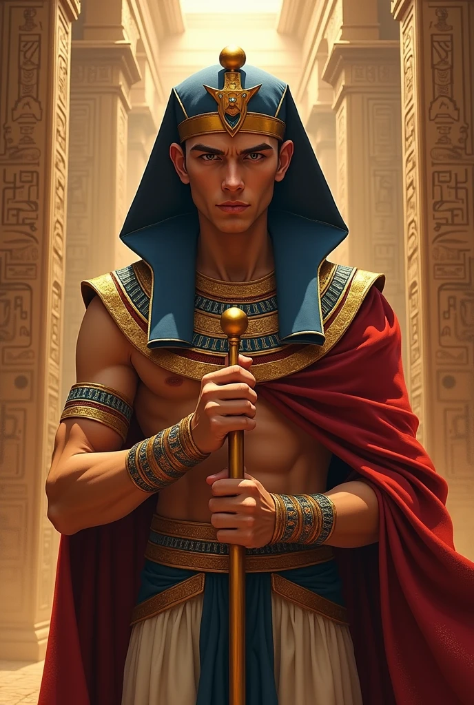 Tom Holland as Pharaoh of Egypt 
