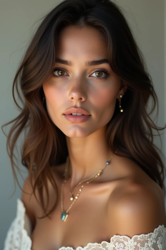 brunette woman