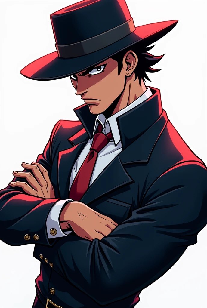 Jotaro anime white background