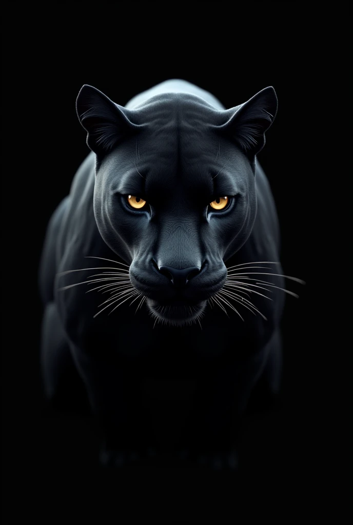 Panther live wallpaper, 3D , animation, protective, black, black background, mad panther