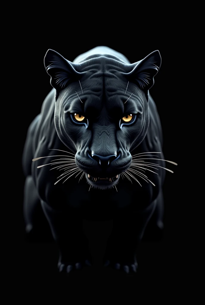 Panther live wallpaper, 3D , animation, protective, black, black background, mad panther 