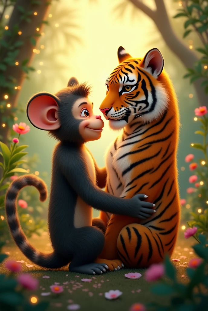 I want Monkey is husband love Tiger your wife