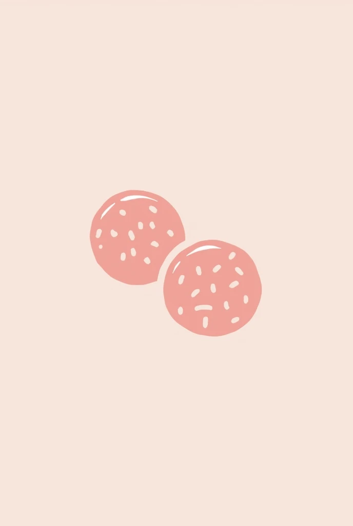 Create a minimalist pink Nani Cookies logo featuring cookies
