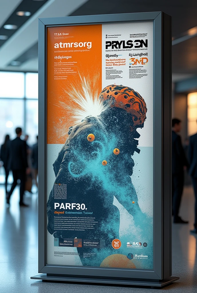 You could correct the dimensions of the poster by making it 2 meters wide horizontally and 80 cm high so that it is rectangular.
