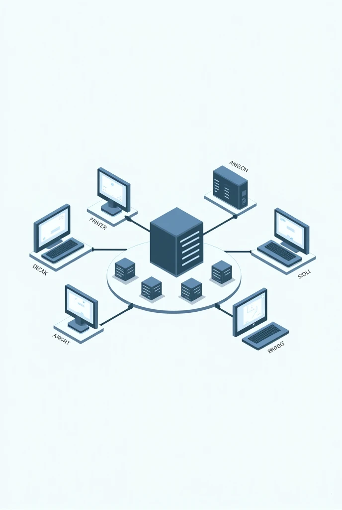 • Description: Design a network diagram for a small clinic that includes the following elements::
the Computers (pc)
o Printers o Server o Network devices (router, switch, hub)
• Requirements: The diagram should be clear and accompanied by a brief explanation of how the devices are connected and the purpose of each one in the network..