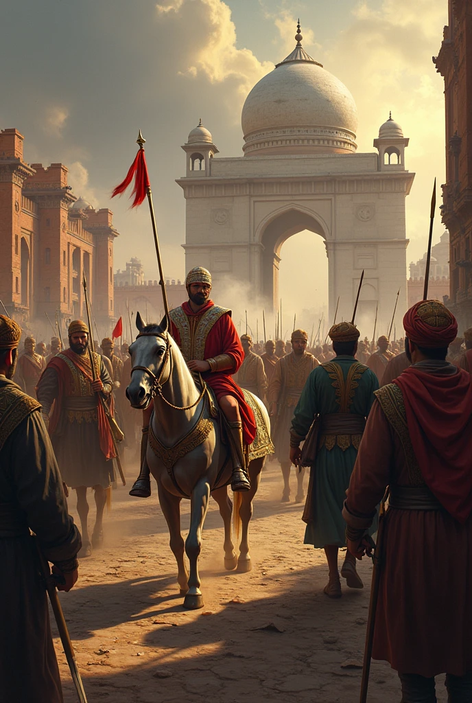 "In 1739, Nadir Shah invaded India, capturing Delhi and looting vast treasures, including the famous Peacock Throne and the Koh-i-Noor diamond. This invasion left a profound mark on the region."