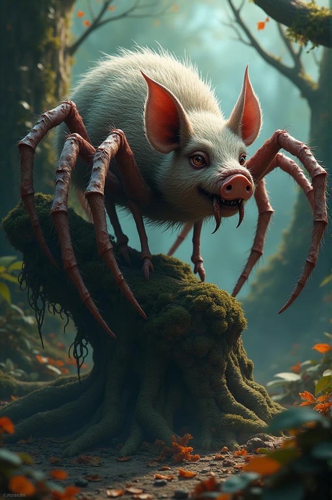 A spider pig