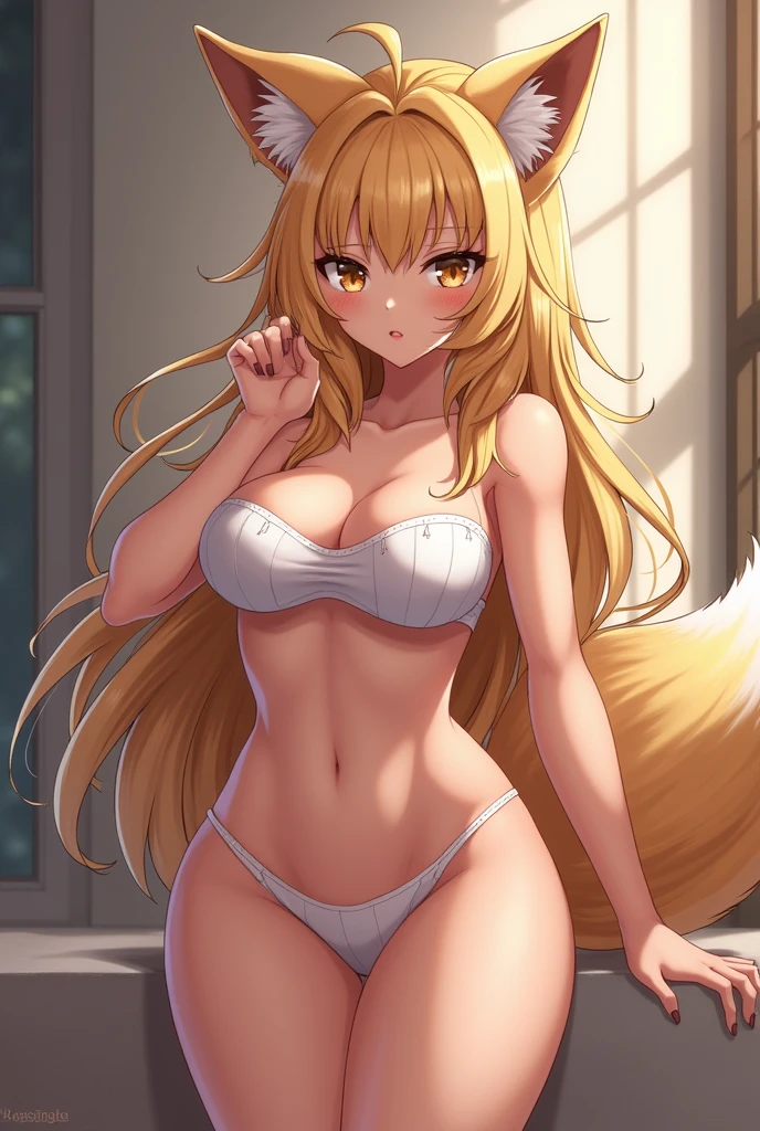Large breasts, Very large breasts, zettai_ryouiki, Twin Blade, Cat ear, Micro bikini or completely nude, blonde, Golden Clothing, Sunburn、Kneeling pose, Spread your legs, Drooling, cry, Double Peace Sign, Multiple identical women, tentacle space, Very detailed, 8k, Realistic, masterpiece, Ultra-fine detail, high quality, Vibrant colors, Dynamic Lighting, Cinema Lighting, Dramatic Shadows、Twin tail hairstyle、It has mechanical tentacles growing out of it.The connection of women