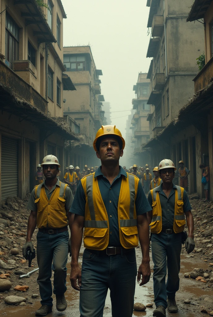 Make an image about the precariousness of work in Brazil