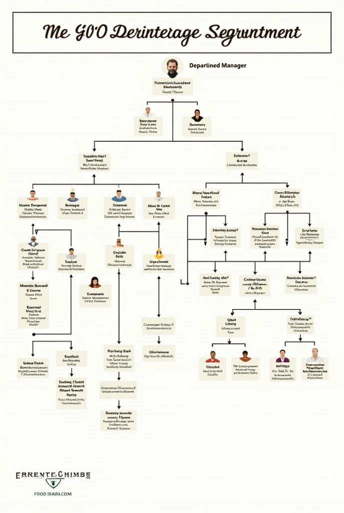 Food and Beverage Department Organization Chart