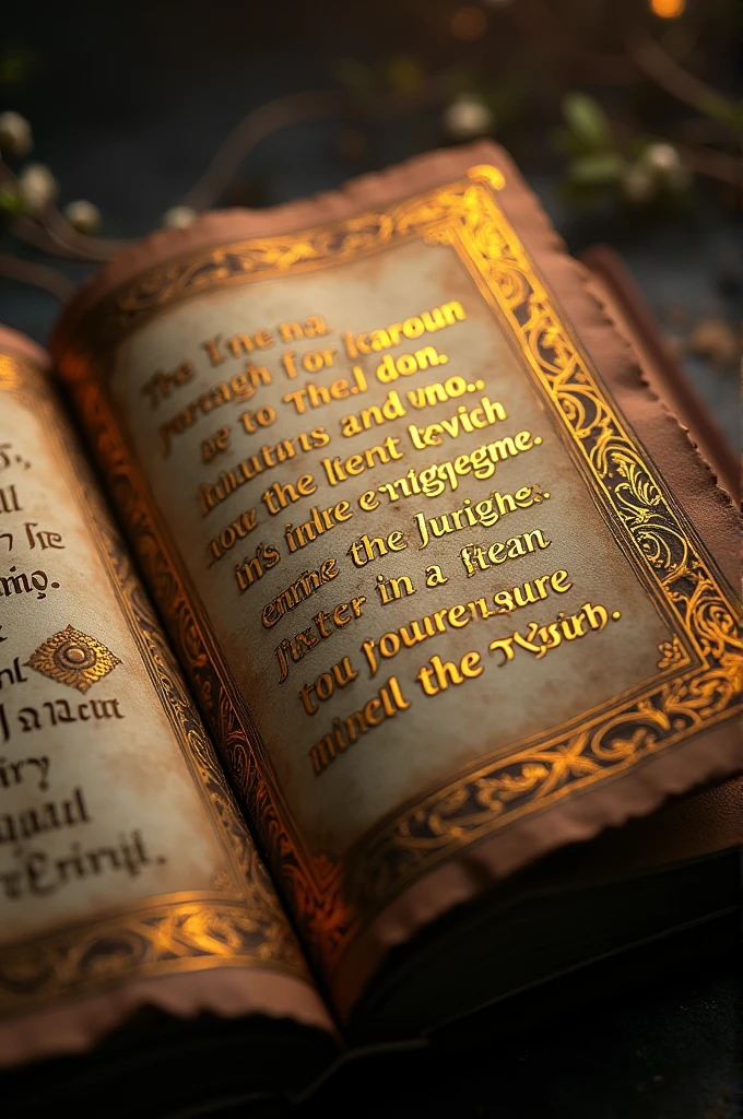 In an ancient book written in gold, "Yisel, have a nice day of happiness"
