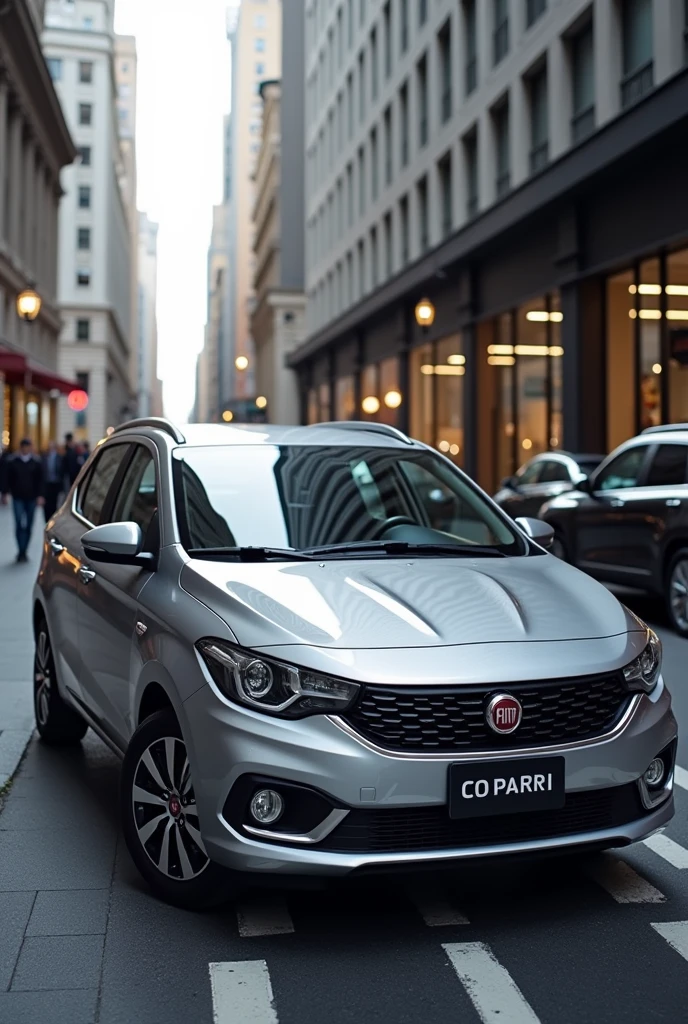 a silver fiat palio car