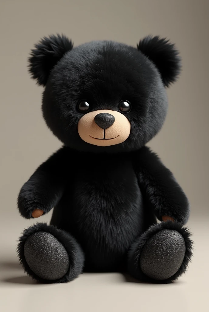 Black teddy bear