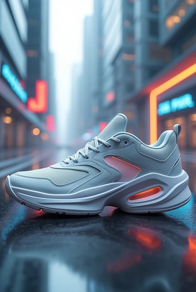 Create a futuristic sneaker model by JD
