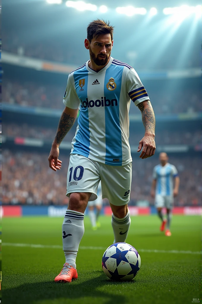 Messi in the Real Madrid team