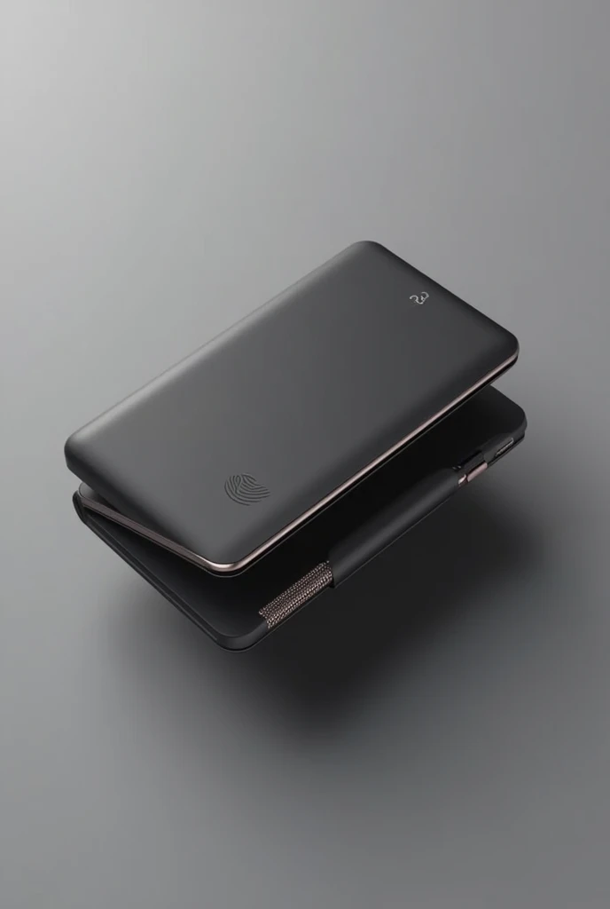 Smart wallet with fingerprint and audio slots

