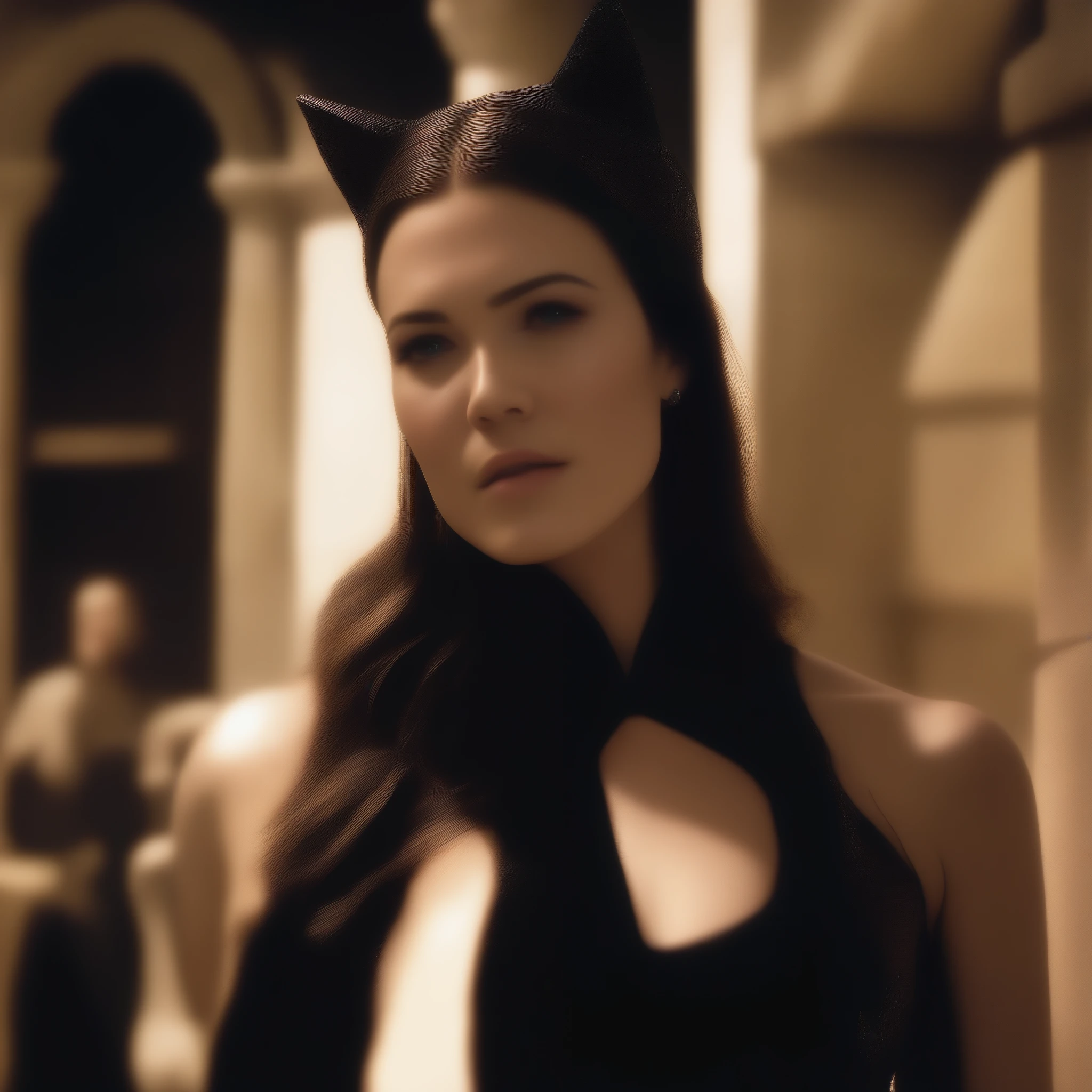 (masterpiece, best quality:1.2), 1girl, solo Mandy Moore as Catwoman