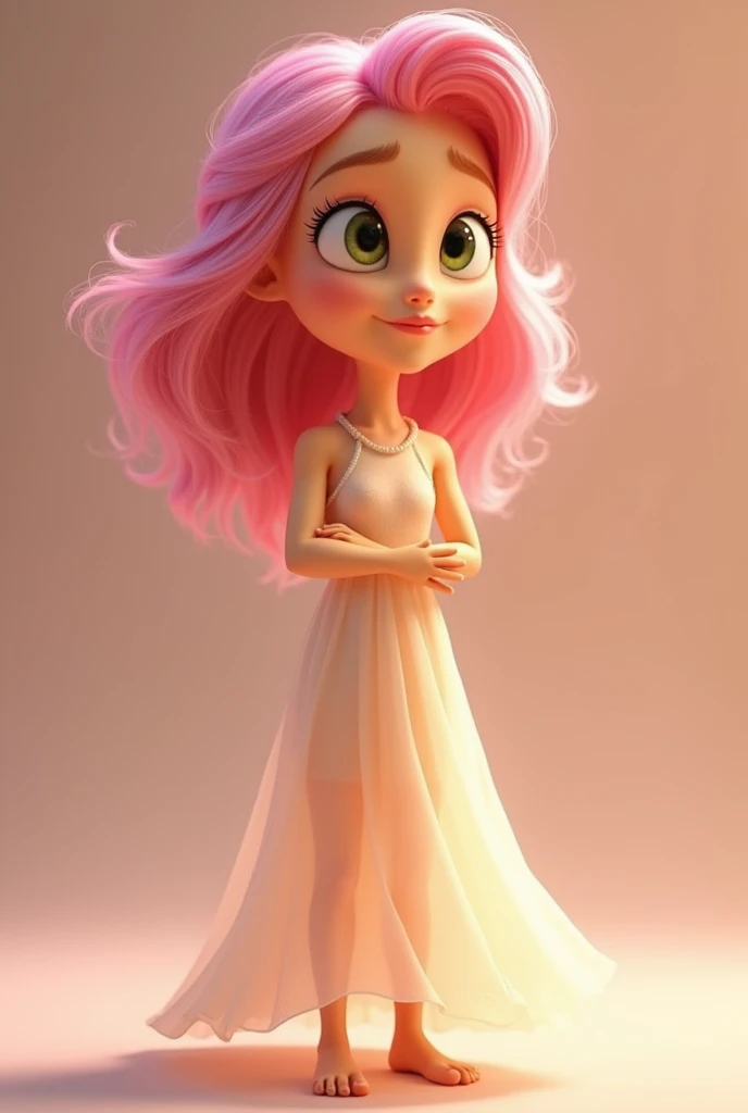 Disney's cartoon "Inside out" cartoon's new emotion is Faith. Her color is gentle white and she is believes her self(Disney, Pixar)Her skin color is gentle yellow and she lives in mind of person. She has beautiful figure, green eyes. She study everyday and work hard. She sites in brain of person. Her hair, eyebrow is gentle,pink