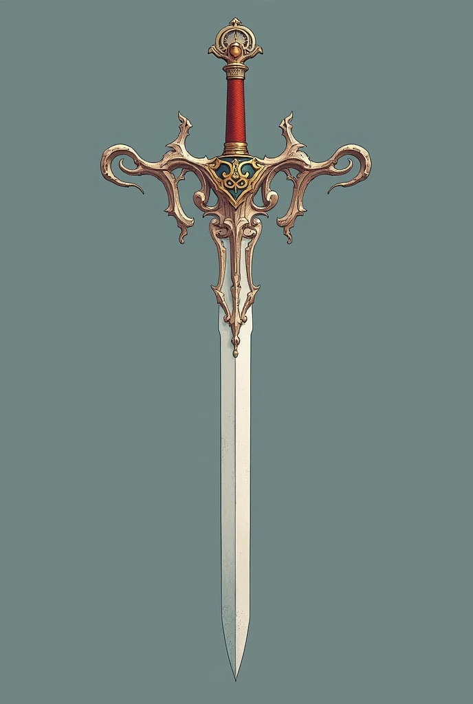 The mold of a sword "Vorpal" just your drawing, not very detailed just the most important details (An Alice in Wonderland type, it&#39;s for a cosplay of her)