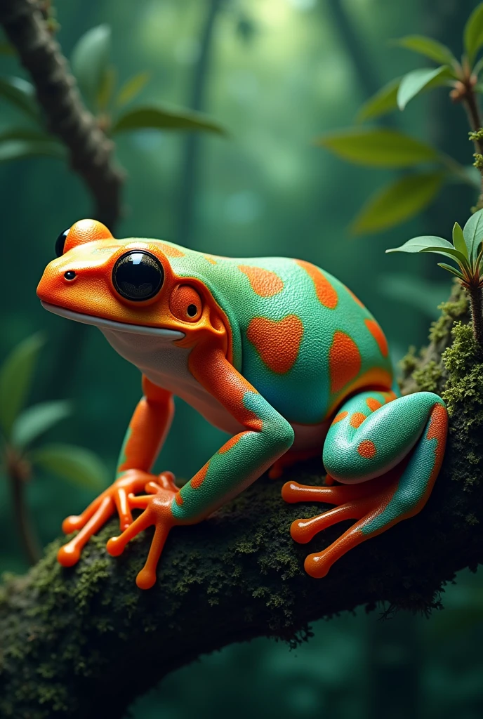 make an image to print two-color phyllomedusa poles