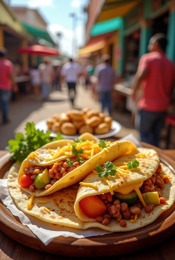 image about Honduran baleadas food