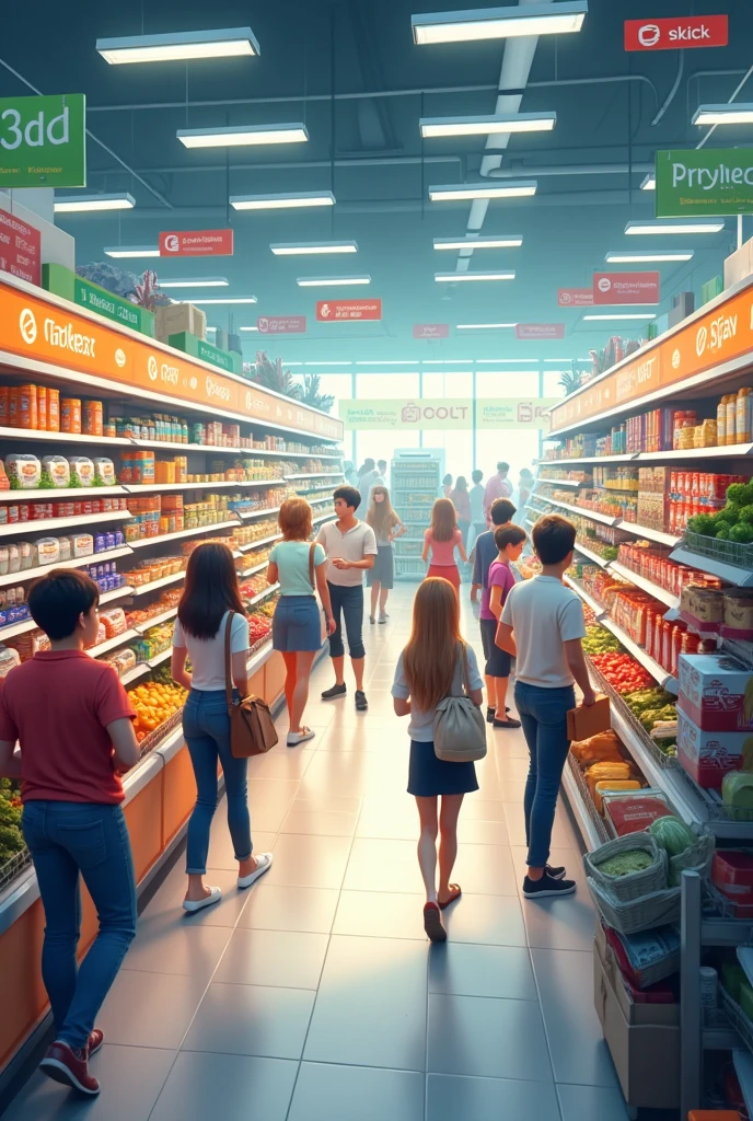 Super market simulator creative thumbnail